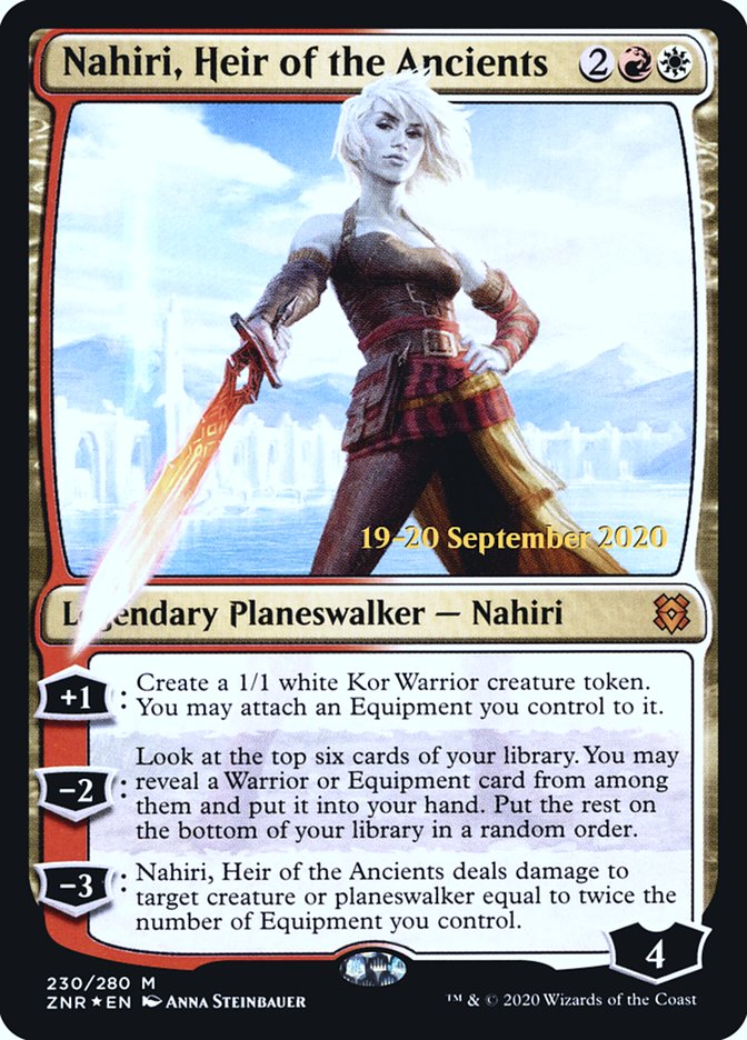 Nahiri, Heir of the Ancients  [Zendikar Rising Prerelease Promos] | Impulse Games and Hobbies