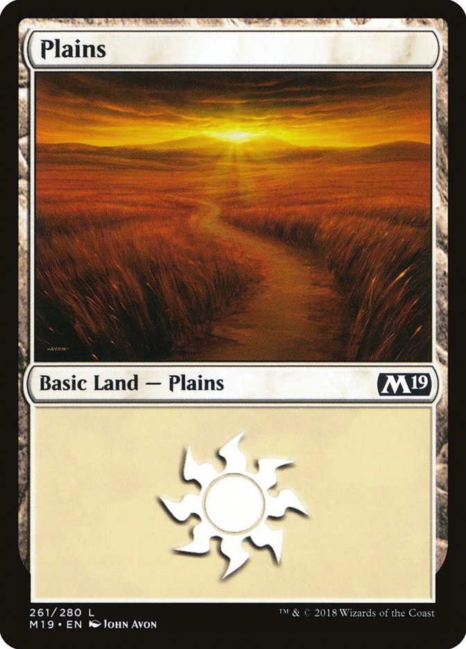 Plains (261) [Core Set 2019] | Impulse Games and Hobbies