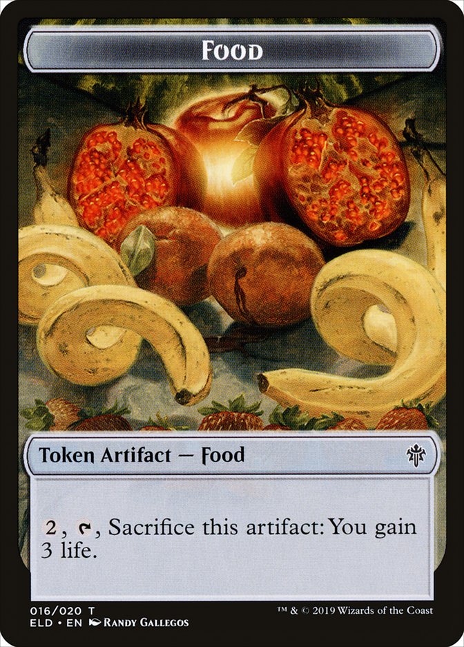 Food (016/020) [Throne of Eldraine Tokens] | Impulse Games and Hobbies