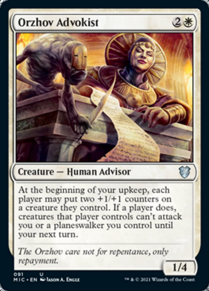 Orzhov Advokist [Innistrad: Midnight Hunt Commander] | Impulse Games and Hobbies