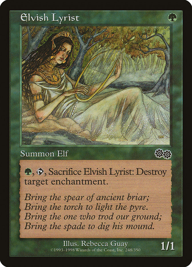 Elvish Lyrist [Urza's Saga] | Impulse Games and Hobbies