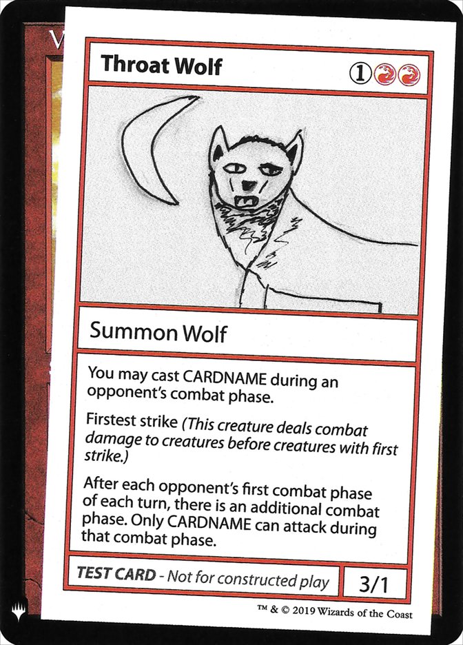 Throat Wolf [Mystery Booster Playtest Cards] | Impulse Games and Hobbies