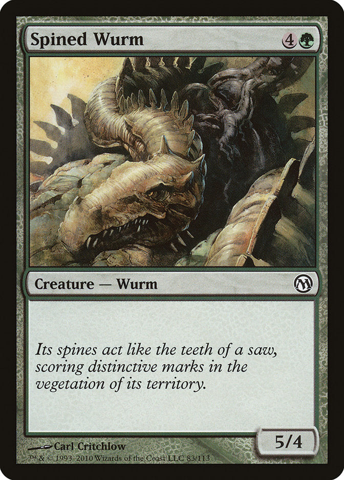 Spined Wurm [Duels of the Planeswalkers] | Impulse Games and Hobbies