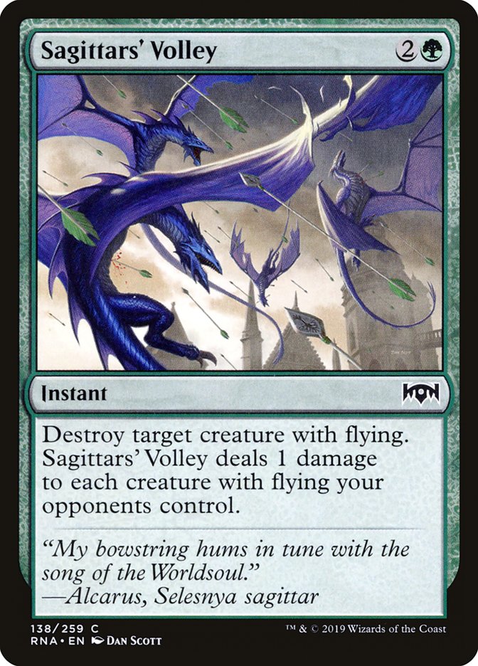 Sagittars' Volley [Ravnica Allegiance] | Impulse Games and Hobbies