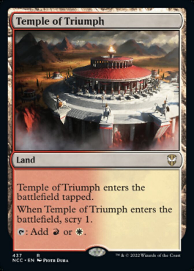 Temple of Triumph [Streets of New Capenna Commander] | Impulse Games and Hobbies