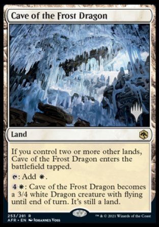 Cave of the Frost Dragon (Promo Pack) [Dungeons & Dragons: Adventures in the Forgotten Realms Promos] | Impulse Games and Hobbies