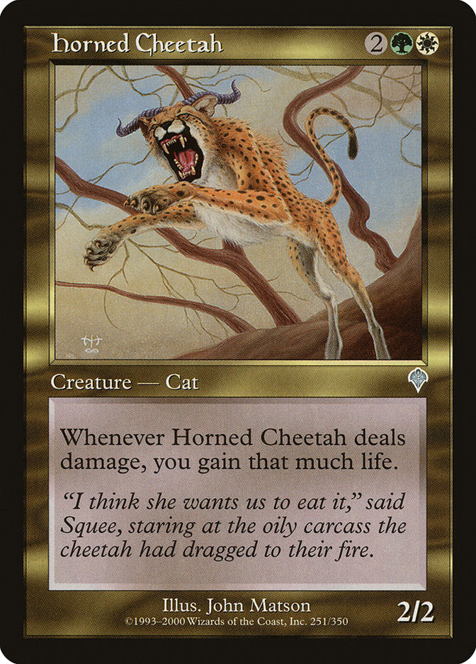 Horned Cheetah [Invasion] | Impulse Games and Hobbies