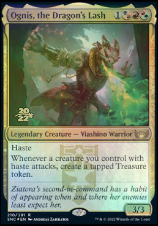 Ognis, the Dragon's Lash [Streets of New Capenna Prerelease Promos] | Impulse Games and Hobbies