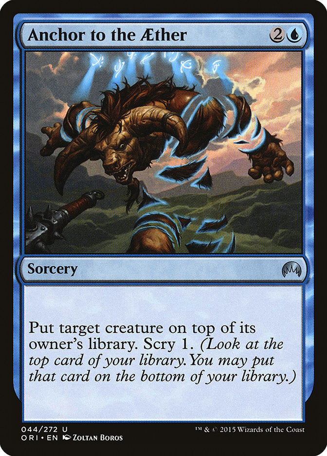 Anchor to the Aether [Magic Origins] | Impulse Games and Hobbies
