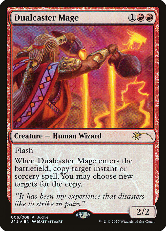 Dualcaster Mage [Judge Gift Cards 2015] | Impulse Games and Hobbies