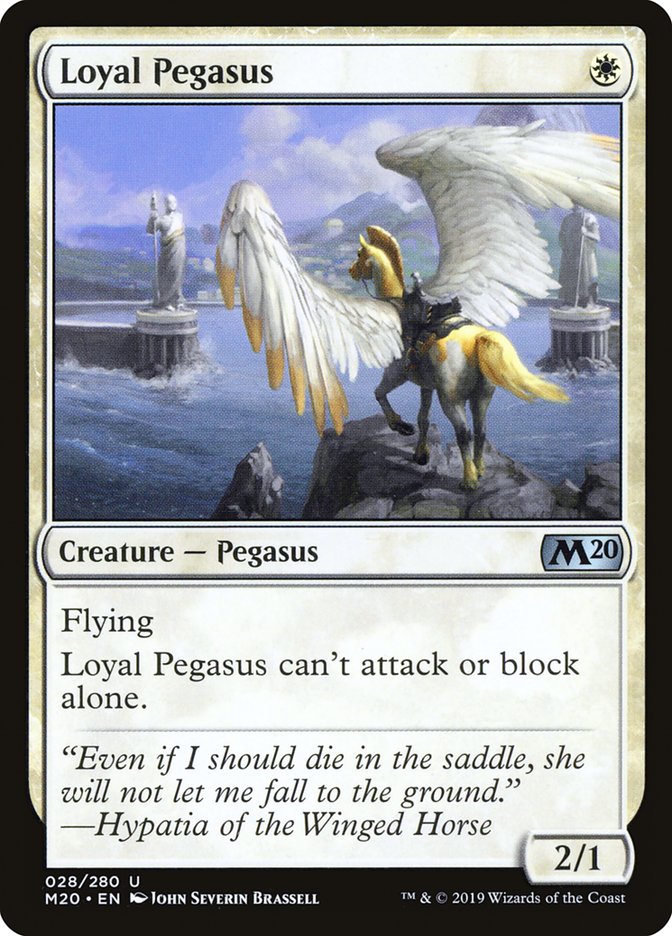 Loyal Pegasus [Core Set 2020] | Impulse Games and Hobbies