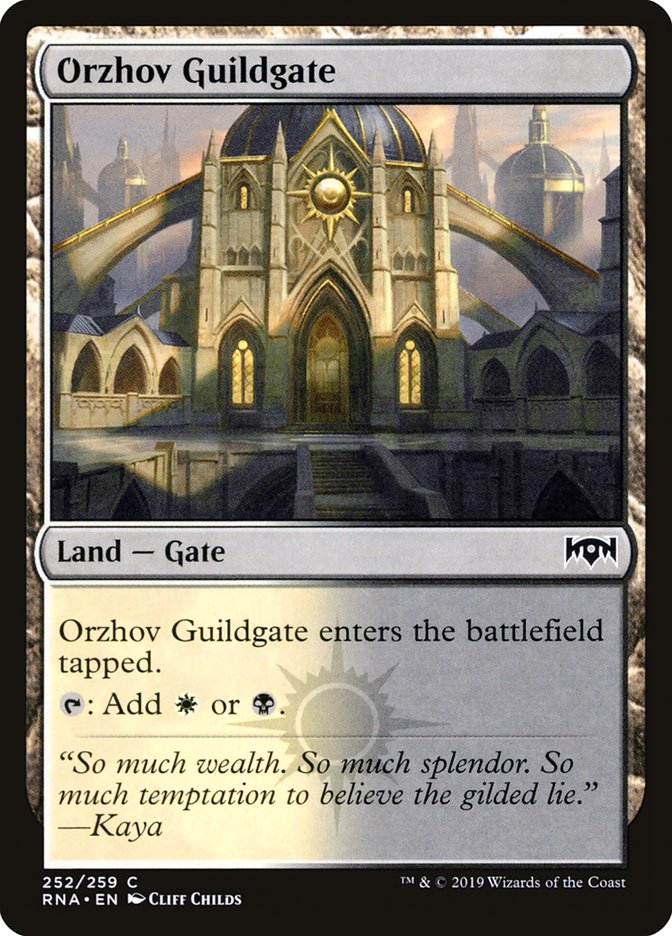 Orzhov Guildgate (252/259) [Ravnica Allegiance] | Impulse Games and Hobbies