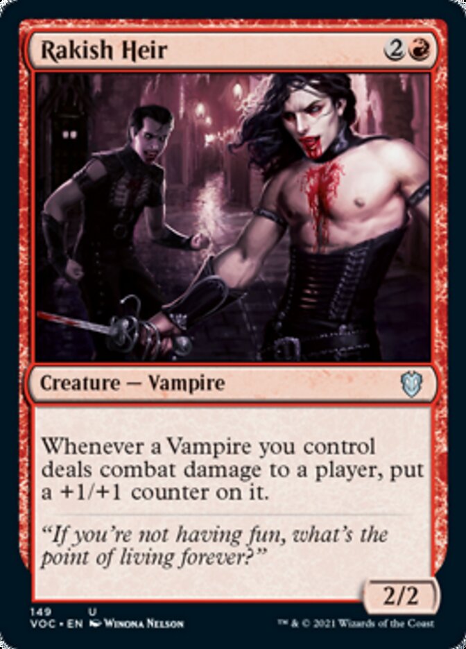 Rakish Heir [Innistrad: Crimson Vow Commander] | Impulse Games and Hobbies