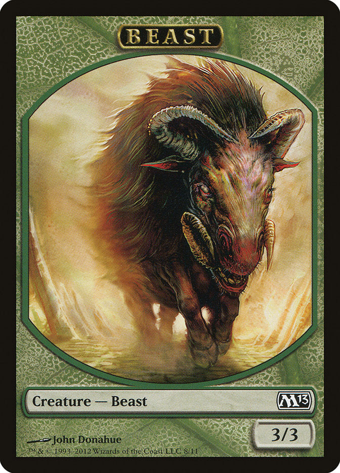 Beast Token [Magic 2013 Tokens] | Impulse Games and Hobbies