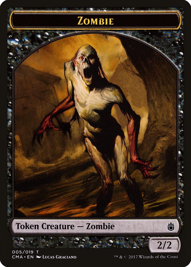 Zombie Token [Commander Anthology Tokens] | Impulse Games and Hobbies