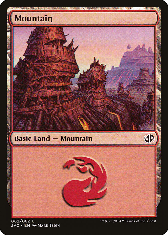 Mountain (62) [Duel Decks Anthology] | Impulse Games and Hobbies