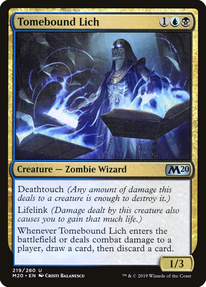 Tomebound Lich [Core Set 2020] | Impulse Games and Hobbies