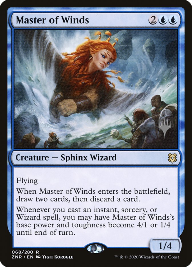 Master of Winds (Promo Pack) [Zendikar Rising Promos] | Impulse Games and Hobbies