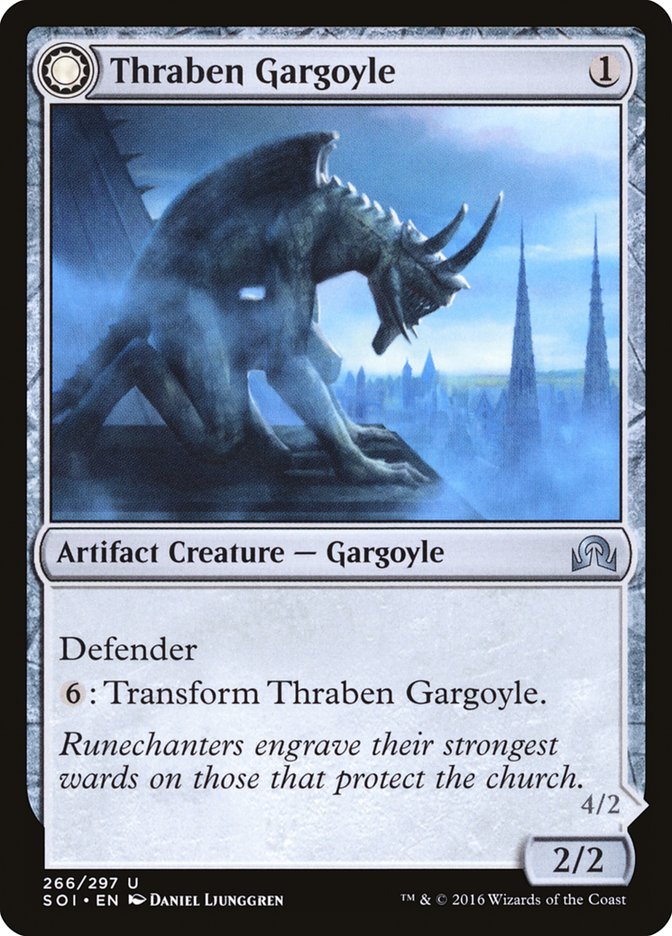 Thraben Gargoyle // Stonewing Antagonizer [Shadows over Innistrad] | Impulse Games and Hobbies