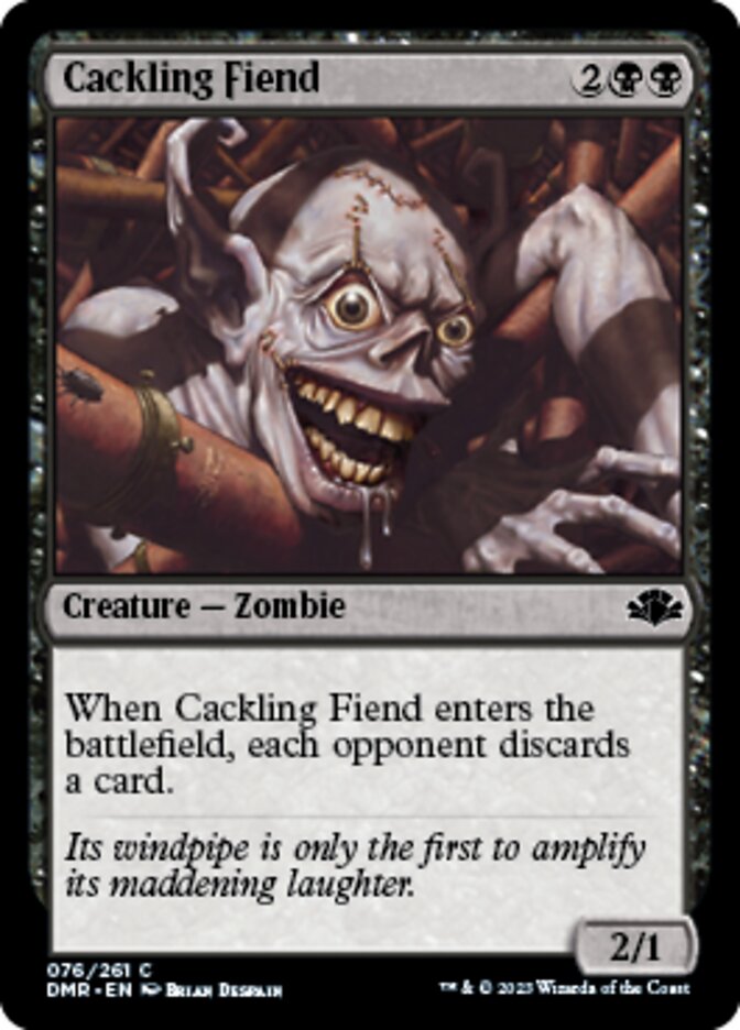 Cackling Fiend [Dominaria Remastered] | Impulse Games and Hobbies