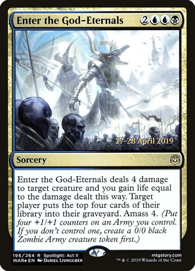 Enter the God-Eternals  [War of the Spark Prerelease Promos] | Impulse Games and Hobbies