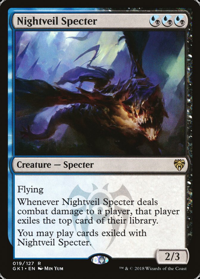 Nightveil Specter [Guilds of Ravnica Guild Kit] | Impulse Games and Hobbies