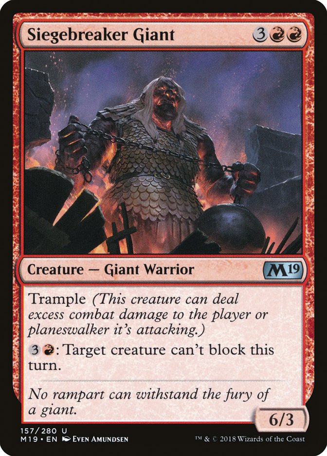 Siegebreaker Giant [Core Set 2019] | Impulse Games and Hobbies