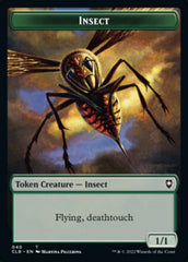 Spider // Insect Double-sided Token [Commander Legends: Battle for Baldur's Gate Tokens] | Impulse Games and Hobbies