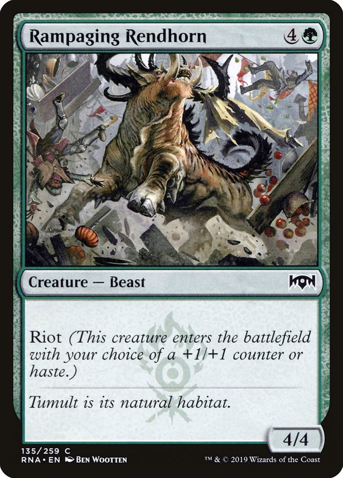 Rampaging Rendhorn [Ravnica Allegiance] | Impulse Games and Hobbies