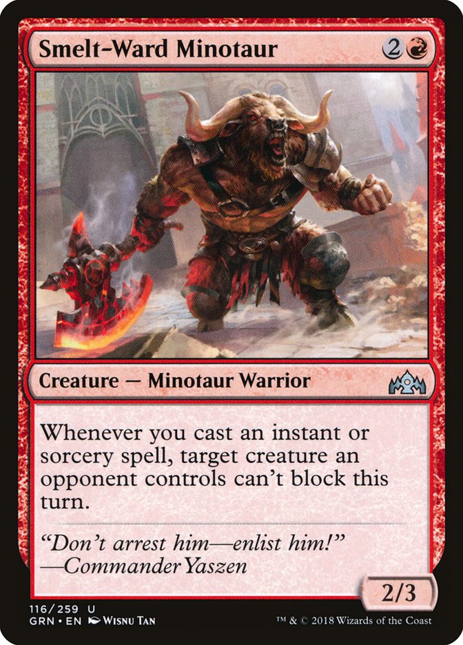 Smelt-Ward Minotaur [Guilds of Ravnica] | Impulse Games and Hobbies