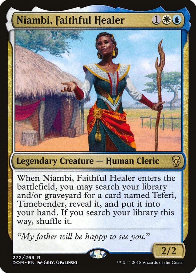 Niambi, Faithful Healer [Dominaria] | Impulse Games and Hobbies