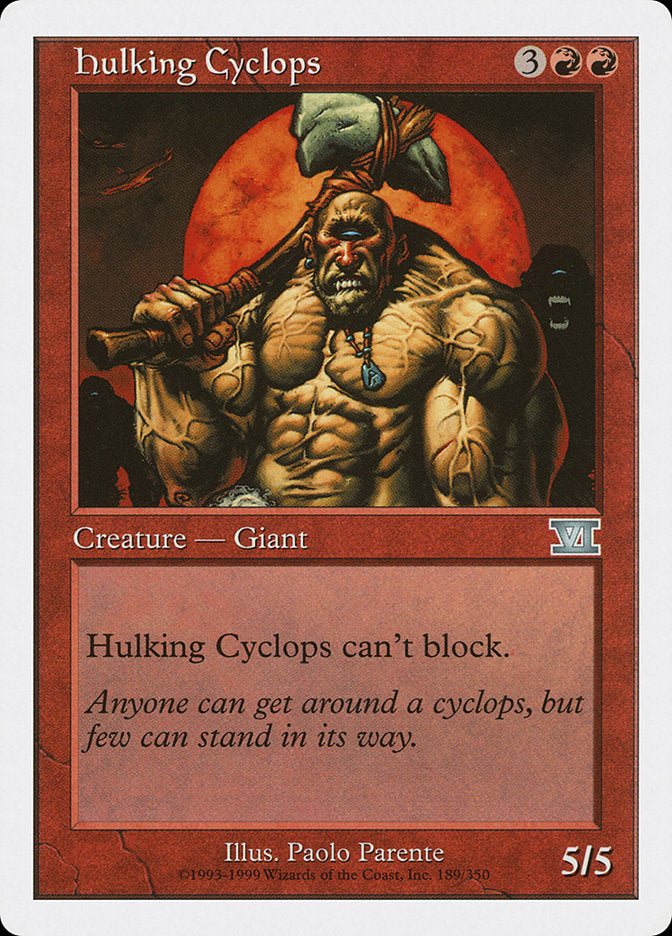 Hulking Cyclops [Classic Sixth Edition] | Impulse Games and Hobbies