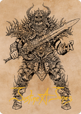 Sarevok, Deathbringer Art Card (Gold-Stamped Signature) [Commander Legends: Battle for Baldur's Gate Art Series] | Impulse Games and Hobbies