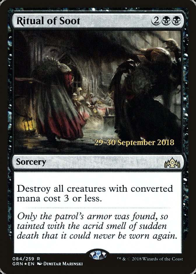 Ritual of Soot  [Guilds of Ravnica Prerelease Promos] | Impulse Games and Hobbies