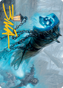 Nebelgast Intruder Art Card (Gold-Stamped Signature) [Innistrad: Midnight Hunt Art Series] | Impulse Games and Hobbies