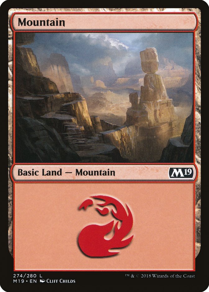 Mountain (274) [Core Set 2019] | Impulse Games and Hobbies