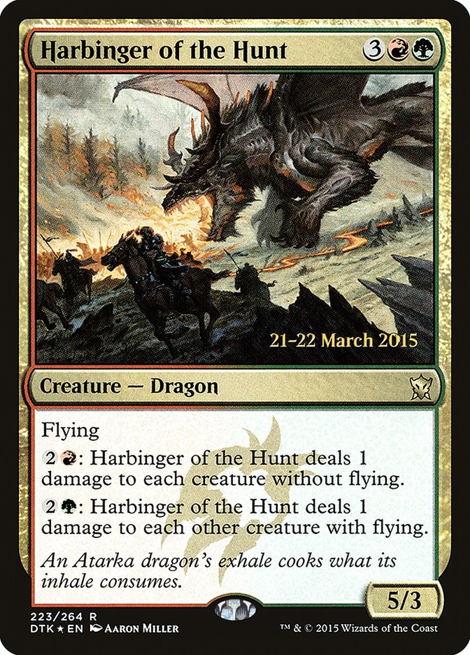 Harbinger of the Hunt [Dragons of Tarkir Prerelease Promos] | Impulse Games and Hobbies