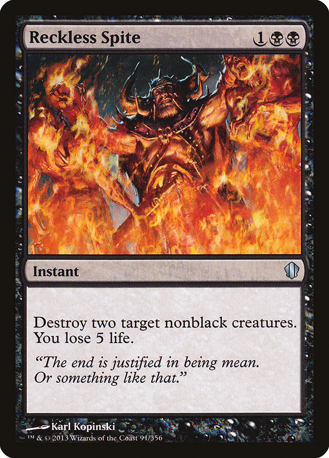 Reckless Spite [Commander 2013] | Impulse Games and Hobbies