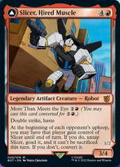 Slicer, Hired Muscle // Slicer, High-Speed Antagonist [Universes Beyond: Transformers] | Impulse Games and Hobbies