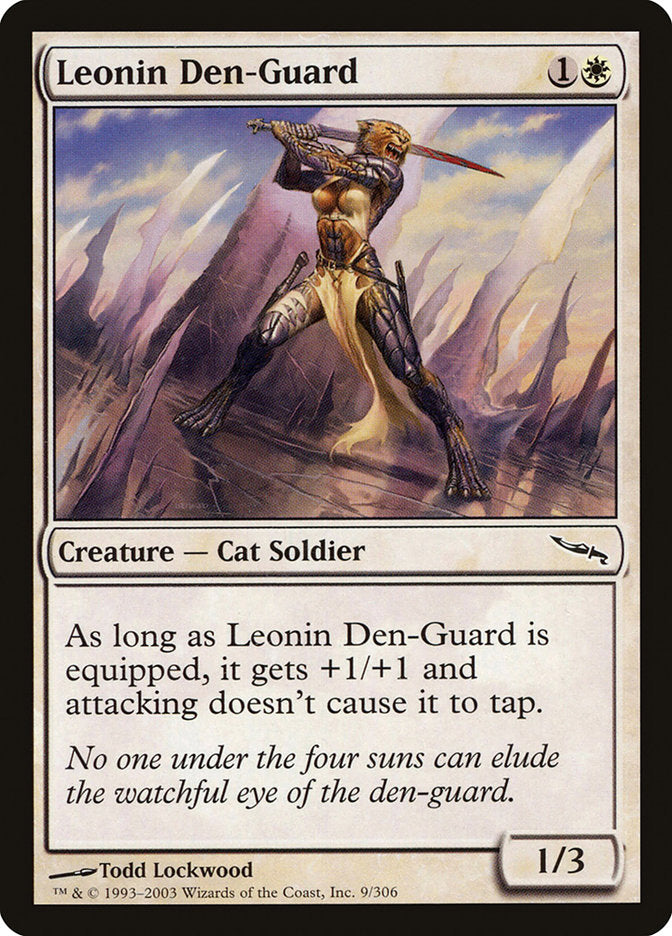 Leonin Den-Guard [Mirrodin] | Impulse Games and Hobbies