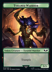 Tyranid (017) // Tyranid Warrior Double-sided Token (Surge Foil) [Universes Beyond: Warhammer 40,000 Tokens] | Impulse Games and Hobbies