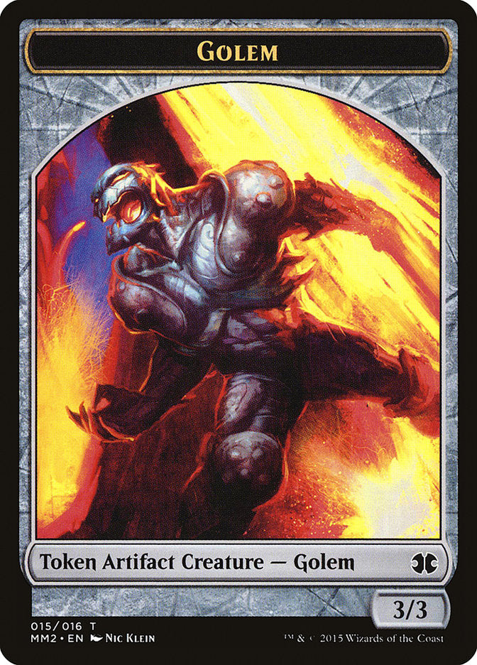 Golem Token [Modern Masters 2015 Tokens] | Impulse Games and Hobbies