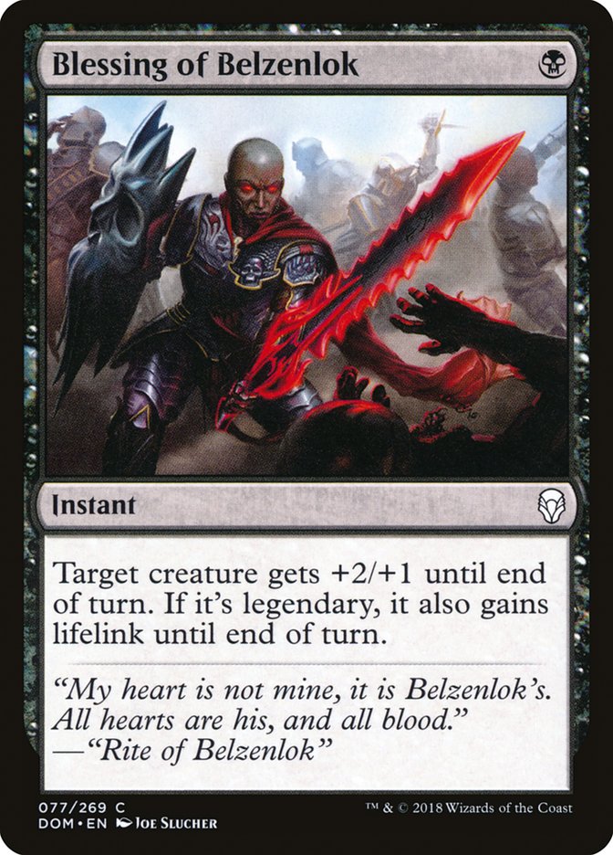 Blessing of Belzenlok [Dominaria] | Impulse Games and Hobbies