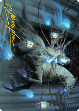 Patrician Geist Art Card (Gold-Stamped Signature) [Innistrad: Midnight Hunt Art Series] | Impulse Games and Hobbies