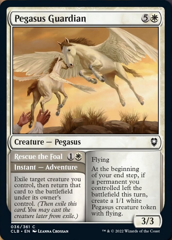 Pegasus Guardian // Rescue the Foal [Commander Legends: Battle for Baldur's Gate] | Impulse Games and Hobbies