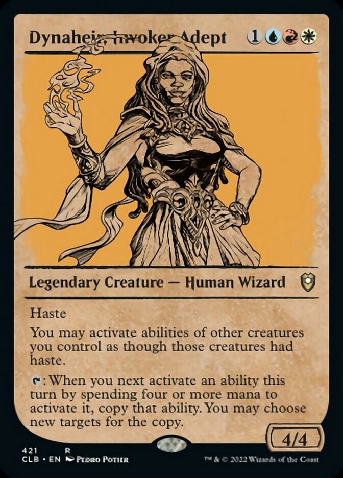 Dynaheir, Invoker Adept (Showcase) [Commander Legends: Battle for Baldur's Gate] | Impulse Games and Hobbies