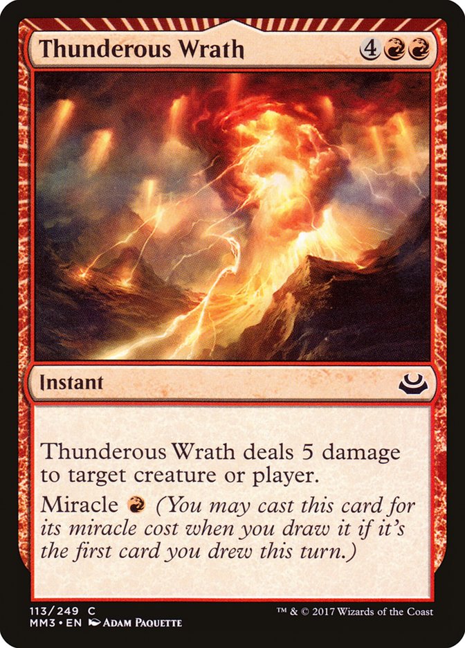 Thunderous Wrath [Modern Masters 2017] | Impulse Games and Hobbies