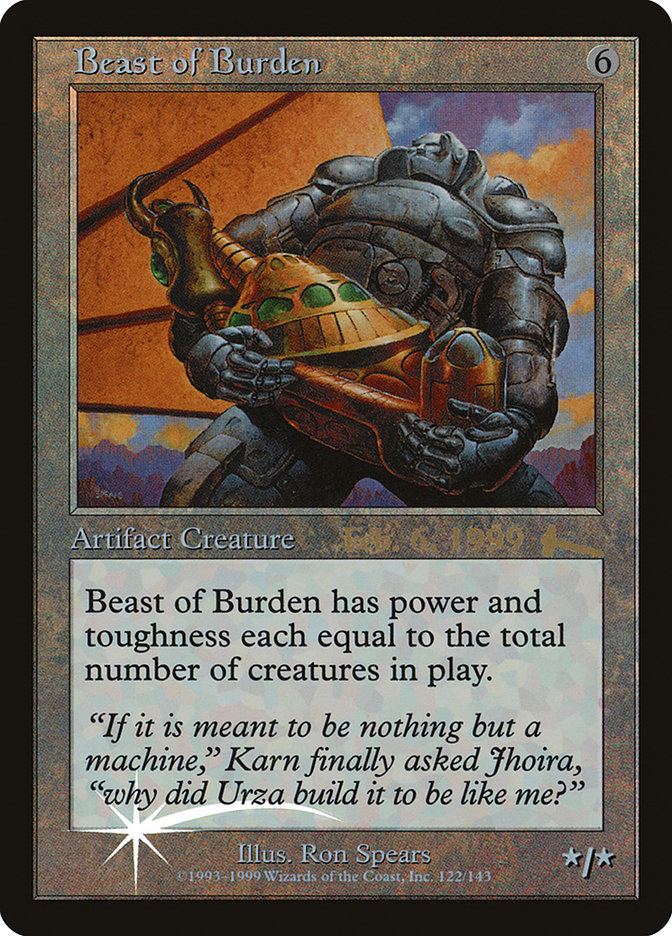 Beast of Burden [Urza's Legacy Promos] | Impulse Games and Hobbies