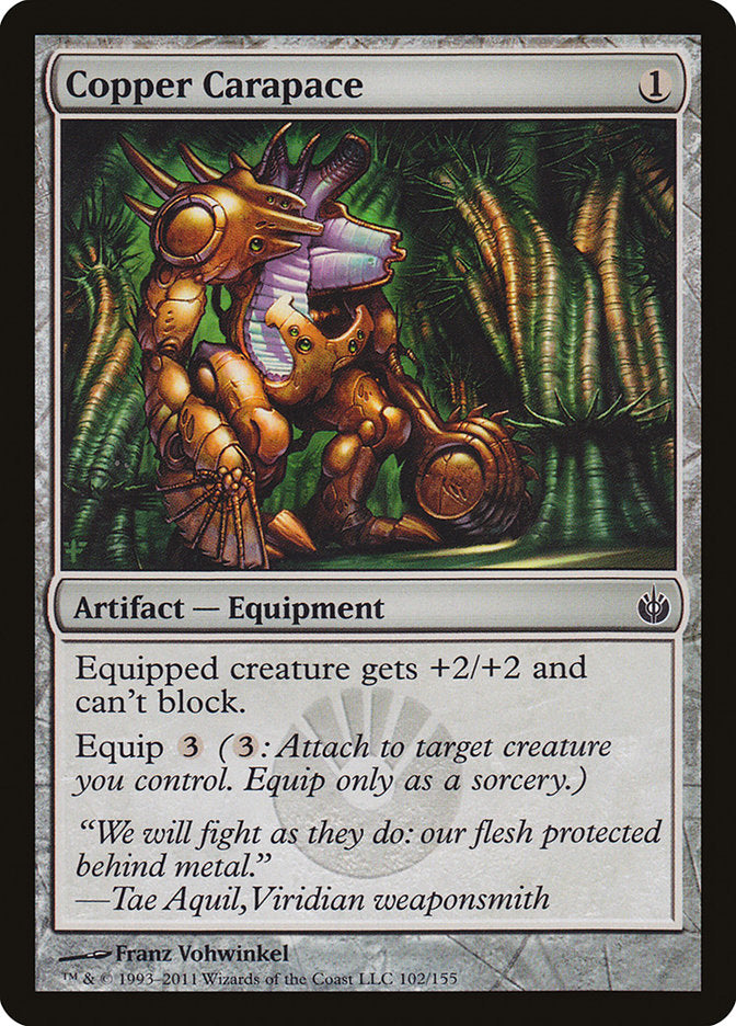 Copper Carapace [Mirrodin Besieged] | Impulse Games and Hobbies