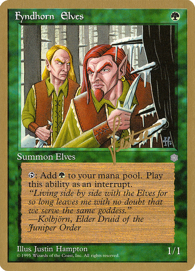 Fyndhorn Elves (Bertrand Lestree) [Pro Tour Collector Set] | Impulse Games and Hobbies